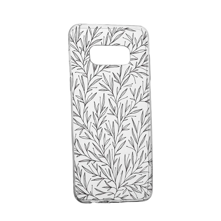 Силиконов калъф Unique за Samsung Galaxy Note 9, Leaf, Transparent TR 17
