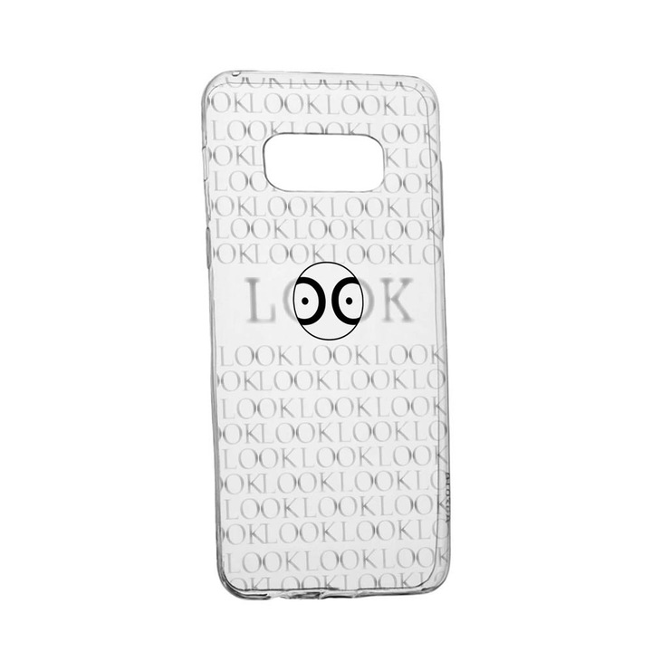 Силиконов калъф Unique за Samsung Galaxy Note 9, Look At Me, Transparent TR 39