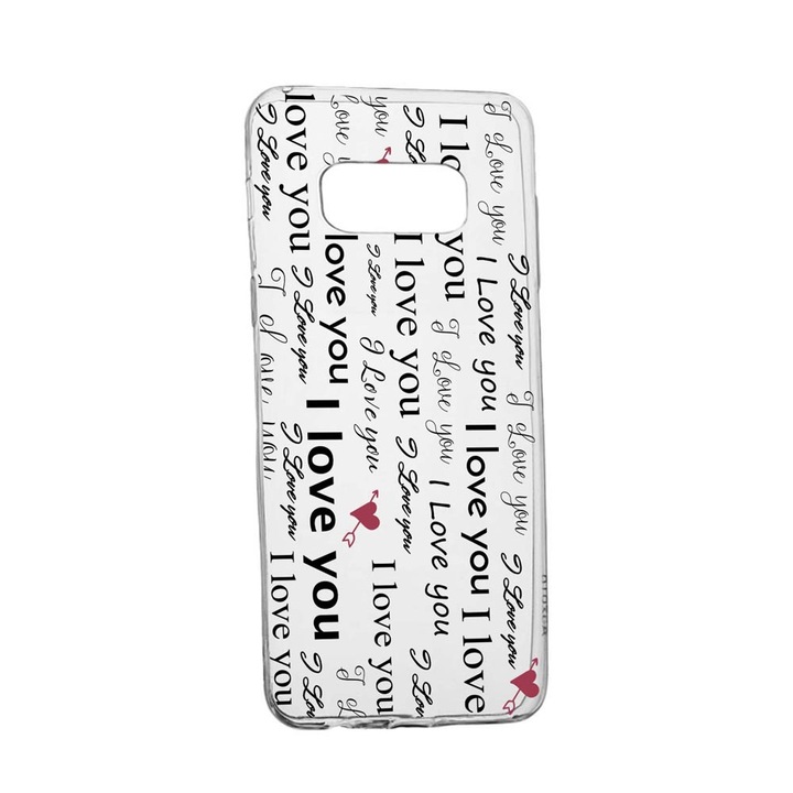 Силиконов калъф Unique за Samsung Galaxy Note 9, Love You, Transparent TR 40