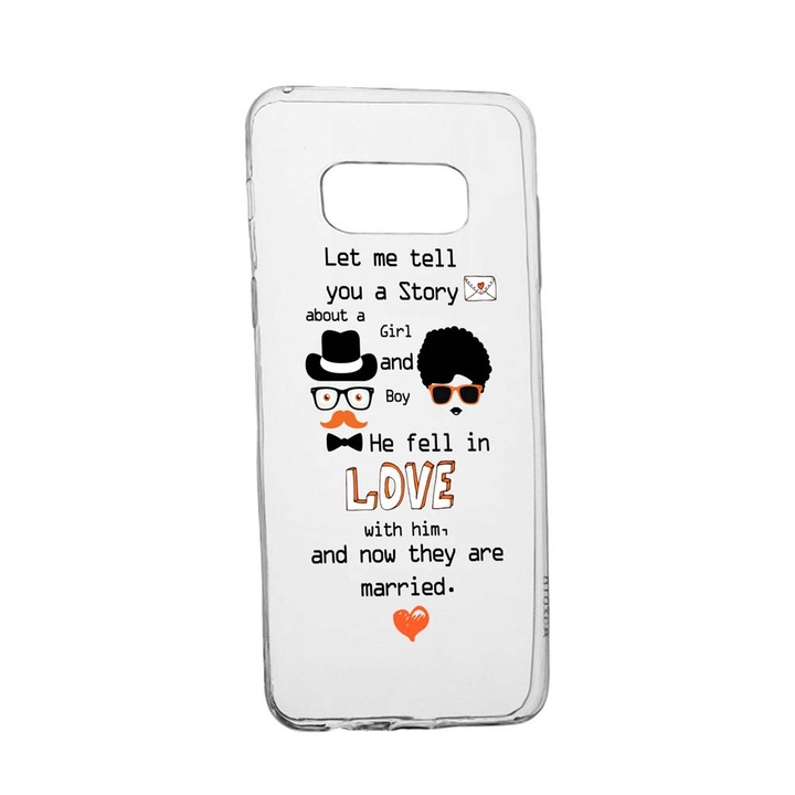 Силиконов калъф Unique за Samsung Galaxy Note 9, Married, Transparent TR 42