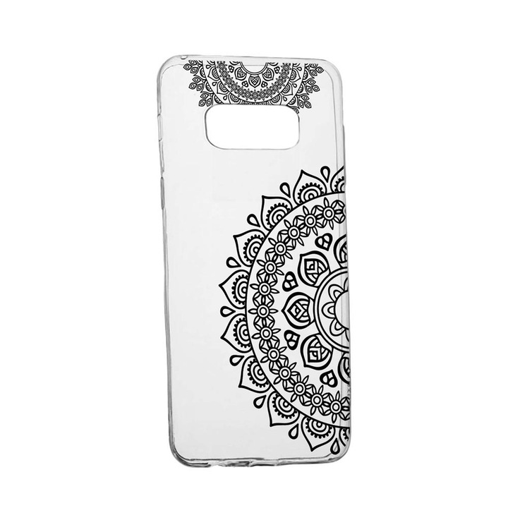 Силиконов калъф Unique за Samsung Galaxy Note 9, Non Figurative Lace, Transparent TR 64