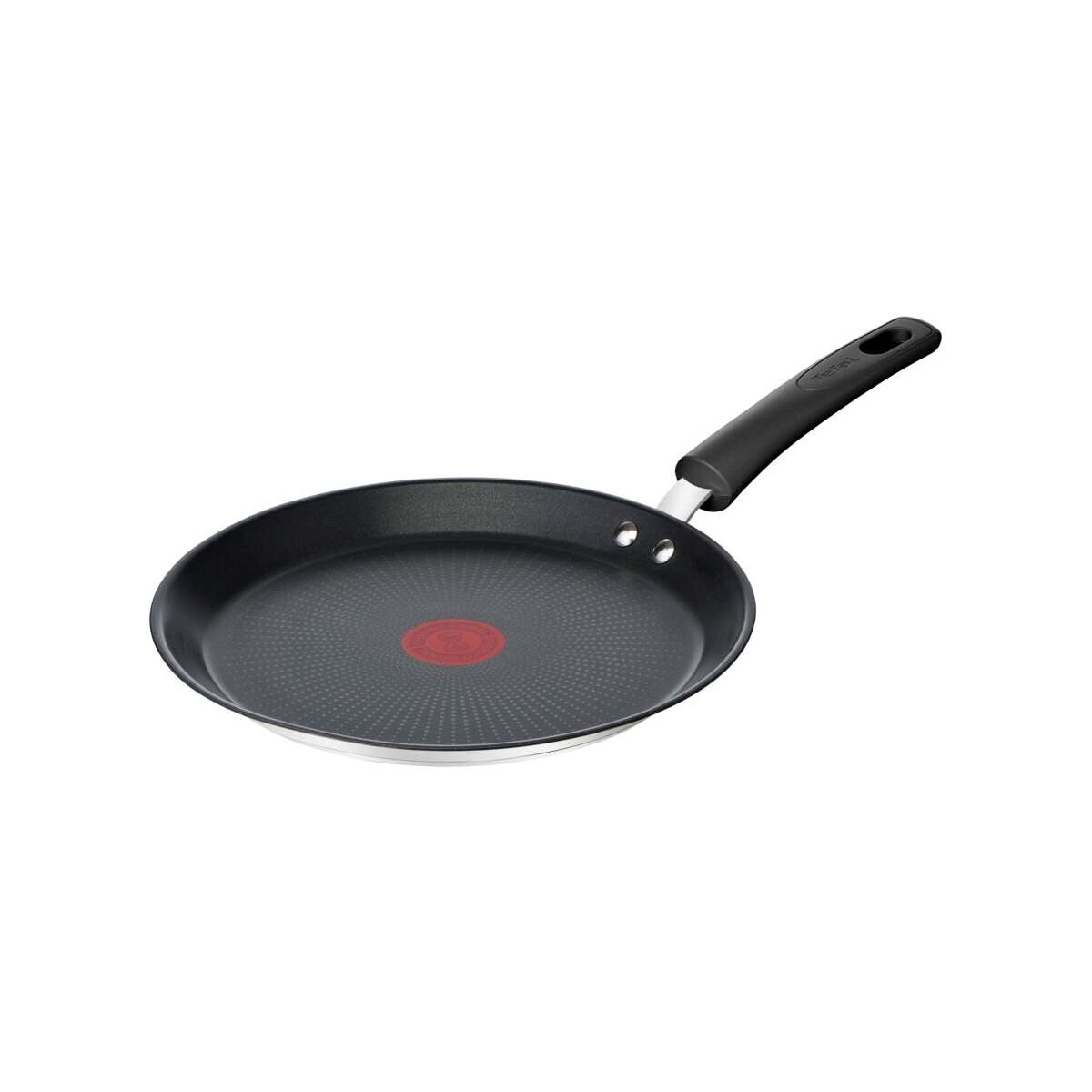 Tigaie Tefal Duetto+ pentru clatite, 25 cm, antiaderenta, ThermoSpot, inductie, Inox