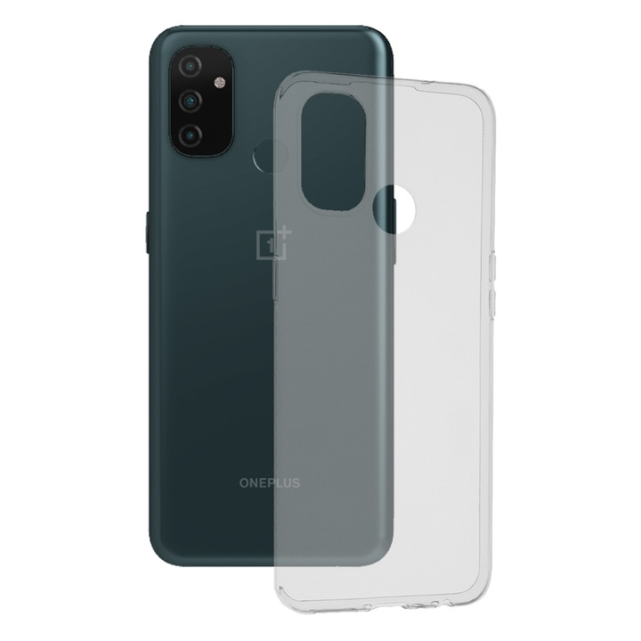 Кейс за OnePlus Nord N100, Techsuit Clear Silicone, Transparent