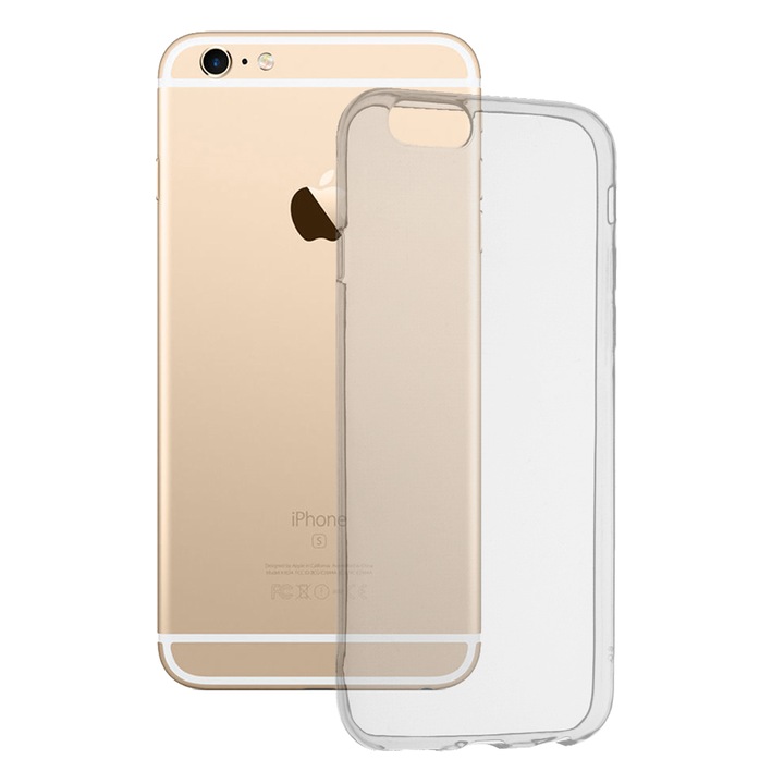 Калъф за Apple iPhone 6 Plus/6s Plus, Techsuit Clear Silicone, Transparent