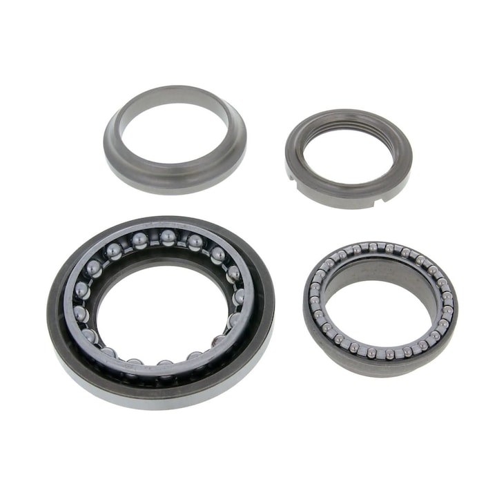 Set Rulmenti volan, 101 Octane, Compatibil cu Piaggio/Vespa/Gilera 50 - 200 cc, 4 timpi, Negru/Argintiu