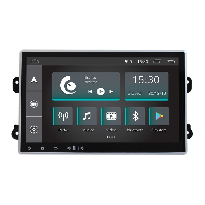 Radio auto Jf Sound pentru Ducato 2021-22, Touchscreen, Bluetooth, Negru