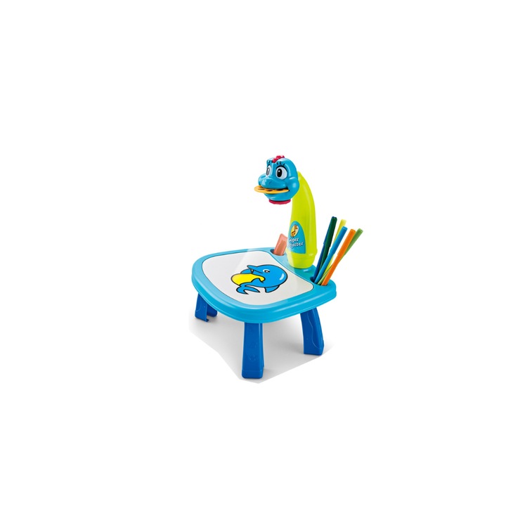 Tabla de desenat cu proiector holografic, model dinozaur