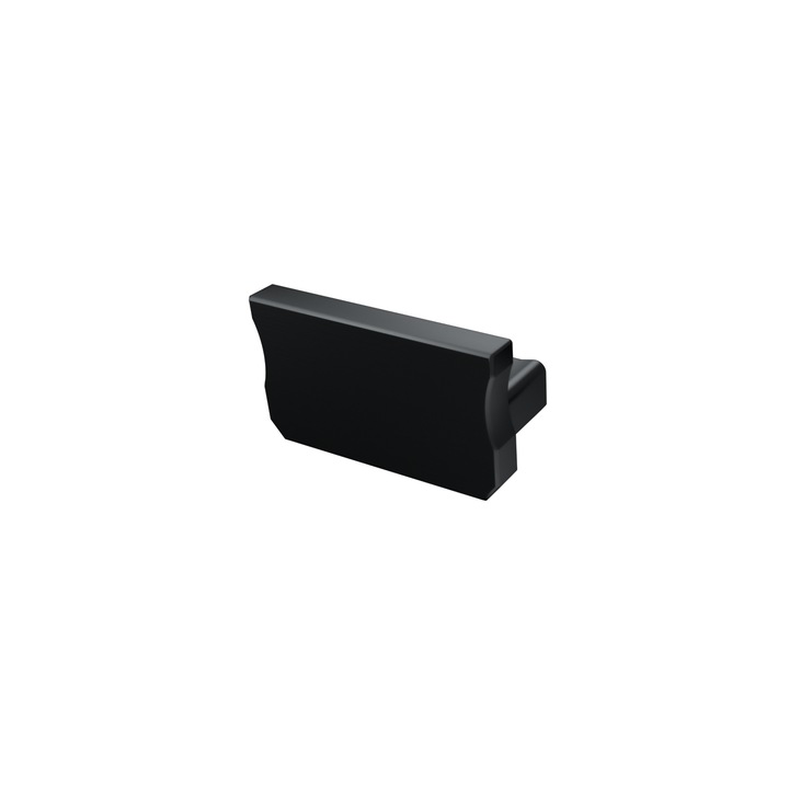 Капак за профил А Lumines, Пластмаса, Черен