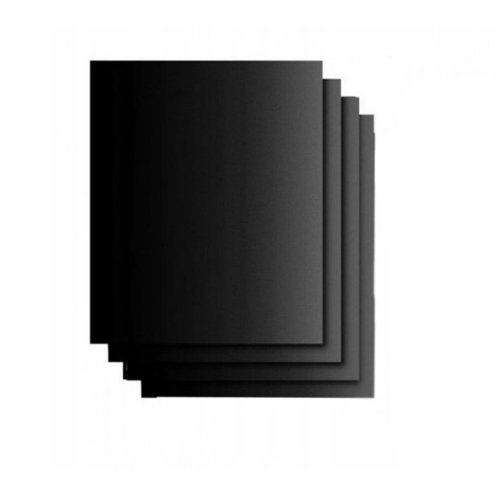 Pachet de 4 tampoane de copt din teflon, 40 x 33 cm, lavabile in masina de spalat vase