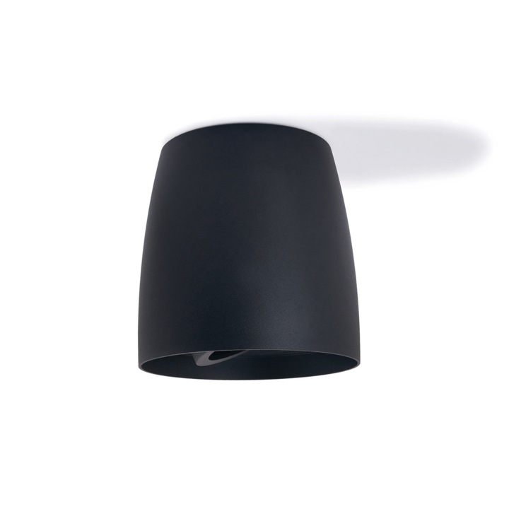 Spot LED mobil cu halogen montat la suprafata, BOWI, Besa, Aluminiu, GU10, Negru