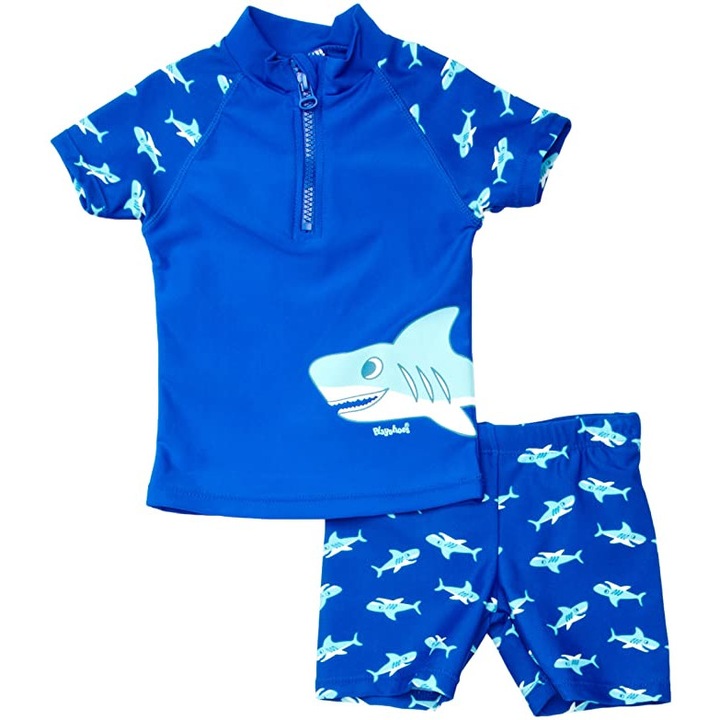 Детски бански с uv защита Shark, Playshoes, момче