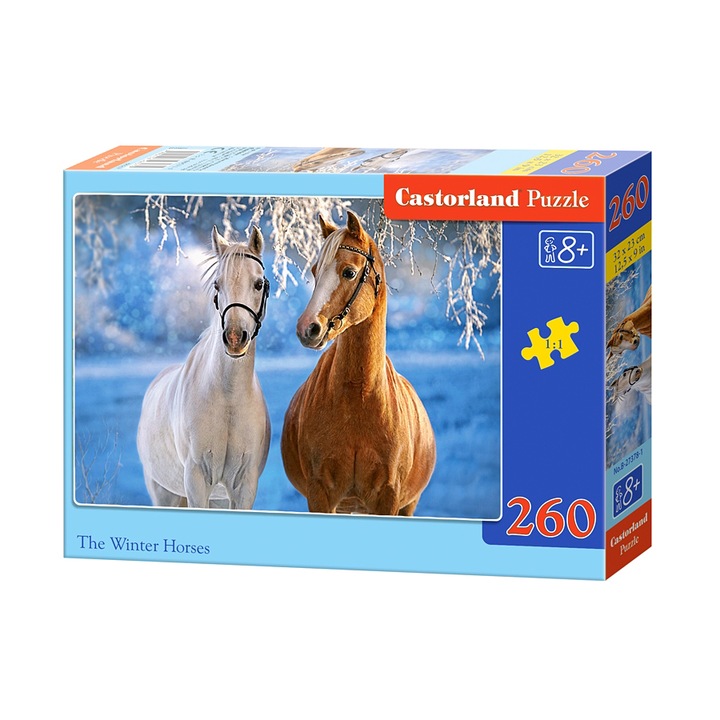 Castorland Puzzle A téli lovak, 260 darabos