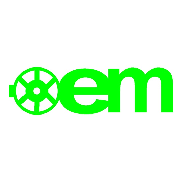 Sticker auto - OEM - Verde - 15 x 4.3 cm