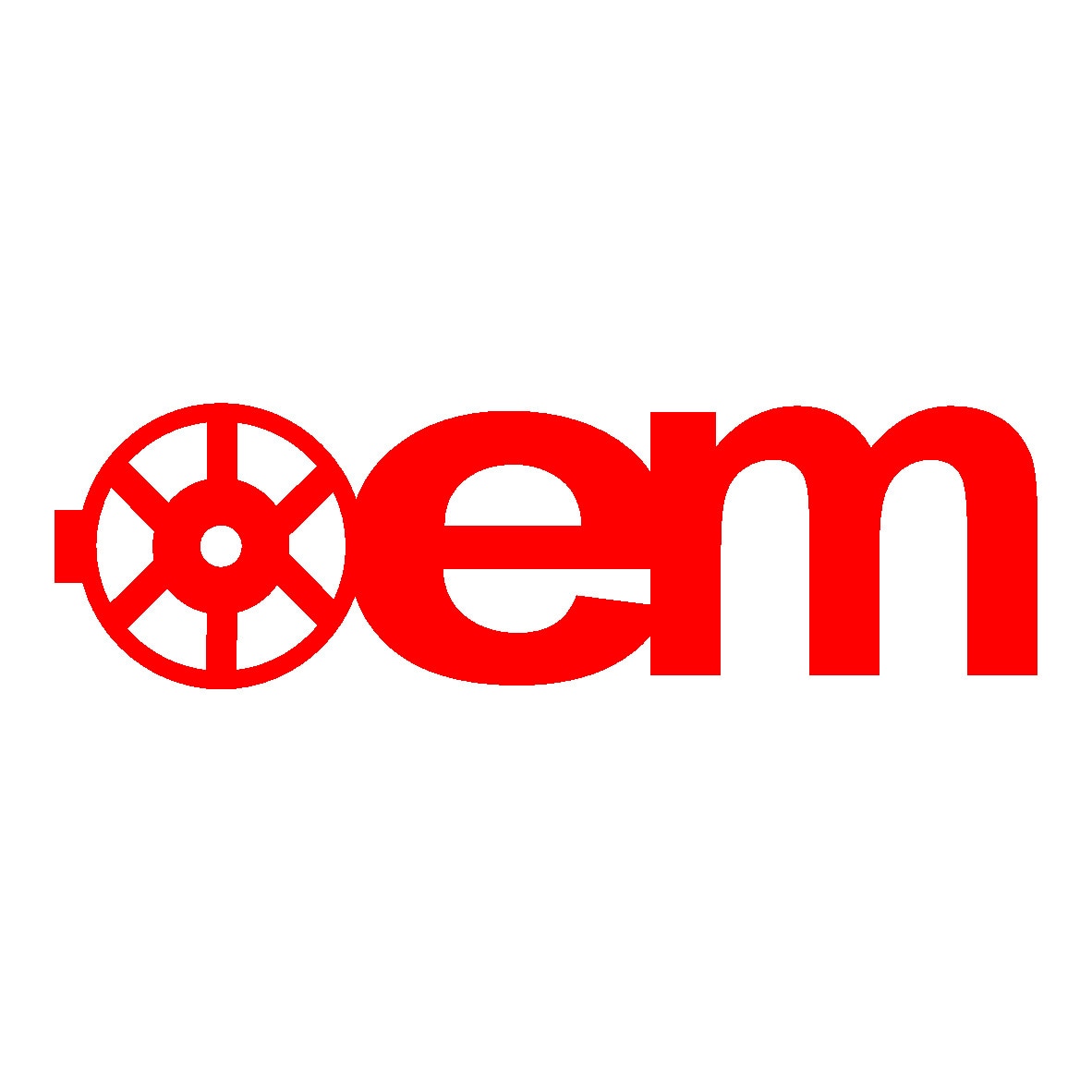 Sticker auto - OEM - Rosu passion - 15 x 4.3 cm