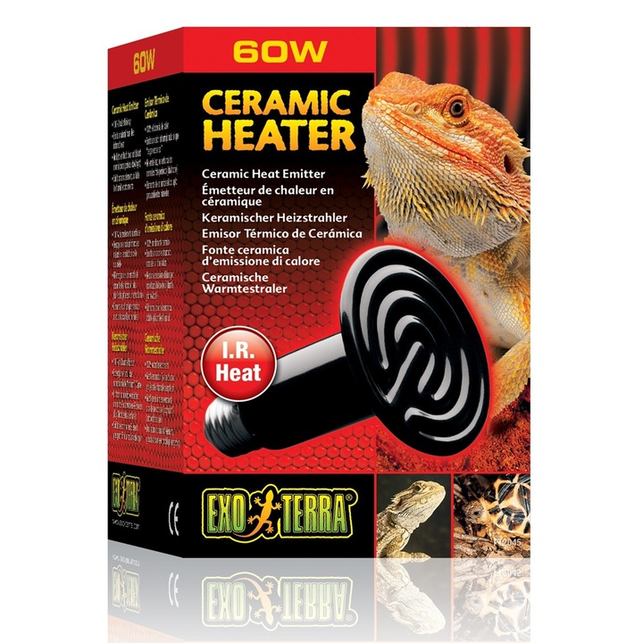 Керамична крушка за терариум Exo Terra Ceramic Heater, 60W