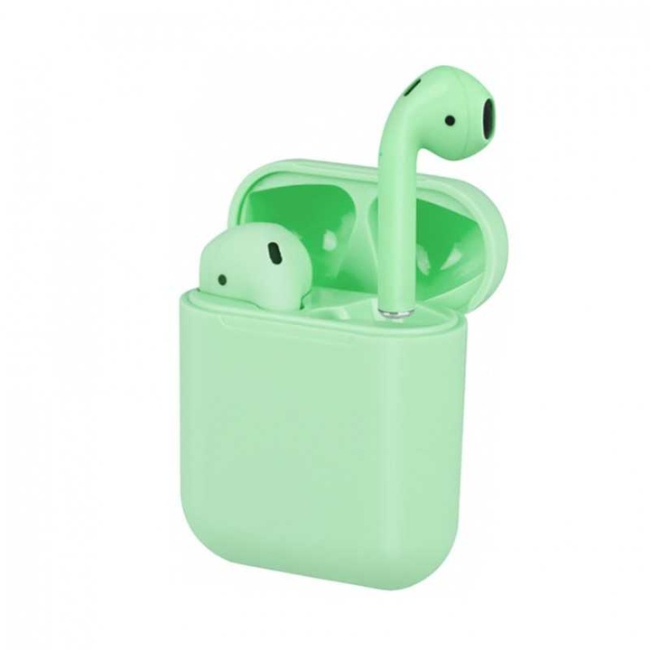 Bluetooth 5.0 Neo InPods 12 Touch Control fülhallgató, vízálló, zöld