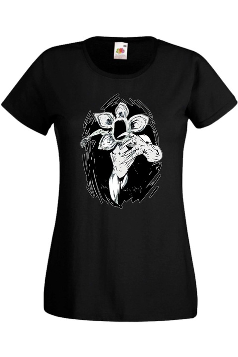 Дамска Тениска Stranger Things Netflix Странни Неща Демогоргон Eleven Demogorgon Подарък Demogorgon 1