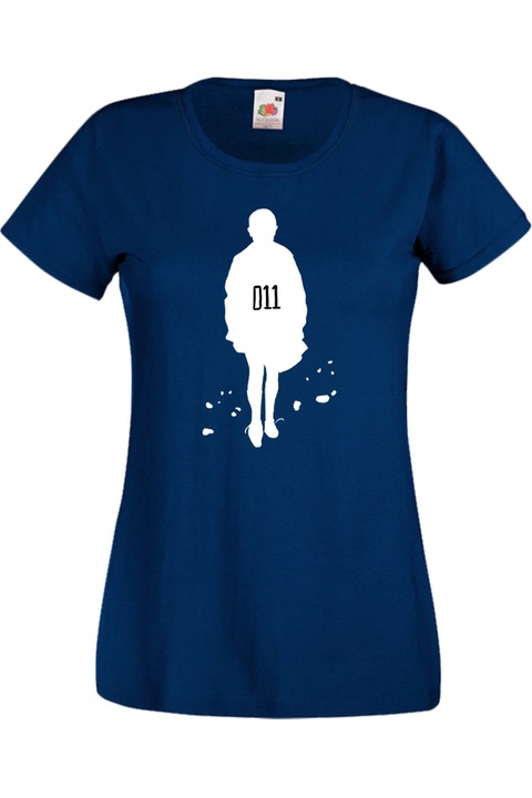 Дамска Тениска Stranger Things Netflix Странни Неща Демогоргон Eleven Demogorgon Подарък Stranger Things Eleven 3