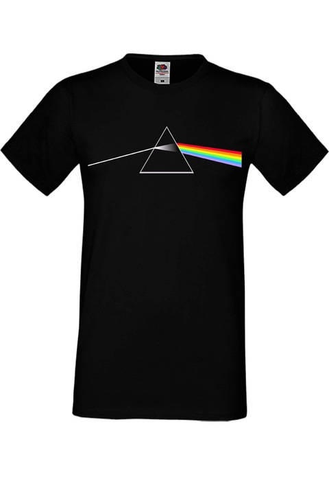 Férfi fém póló rövid ujjú fém póló Pink Floyd ajándék Pink Floyd 2, Fekete