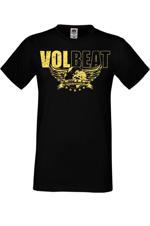 Férfi fém póló rövid ujjú fém Volbeat póló ajándék Volbeat 2, Fekete