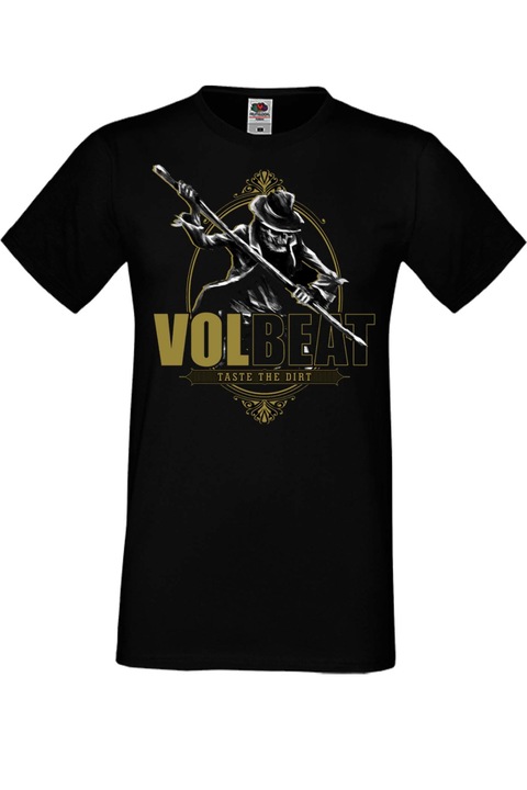 Férfi fém póló rövid ujjú fém Volbeat póló ajándék Volbeat 8, Fekete