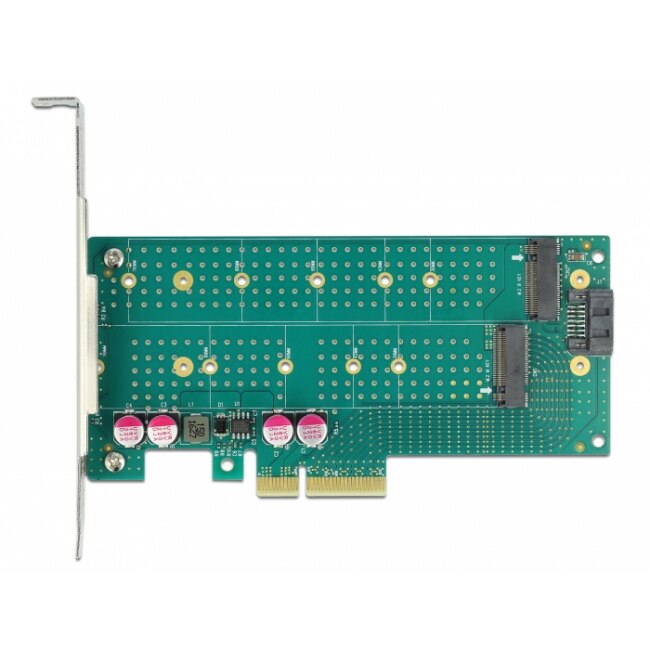 Adaptor Delock PCI Express x4 Card la 1 x M.2 Key B si 1 x NVMe M.2 Key