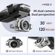 Дрон STELS V14, 4k HD двойна камера, FPV, 3.7 V 1600 mAh батерия