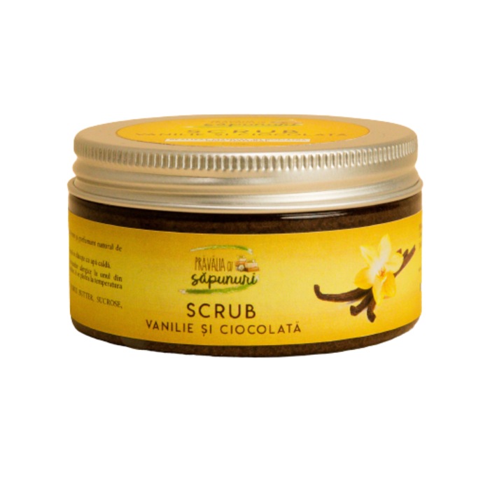 Scrub cu Vanilie si Ciocolata, Pravalia cu Sapunuri, 100 ml