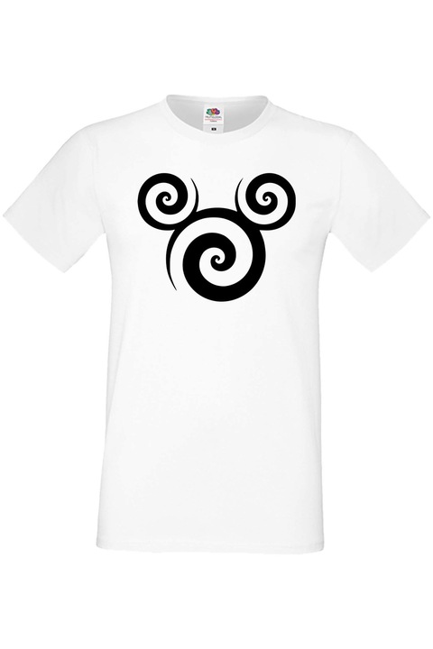 Férfi póló Mickey egér Ajándék Mickey Mouse Minnie egér Minnie Mouse Disney Mickey Head 1, Fehér