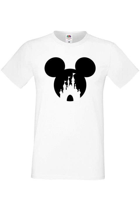 Férfi póló Mickey egér Ajándék Mickey Mouse Minnie egér Minnie Mouse Disney Mickey Head 2, Fehér