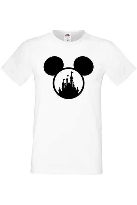 Férfi póló Mickey egér Ajándék Mickey Mouse Minnie egér Minnie Mouse Disney Mickey Head 3, Fehér