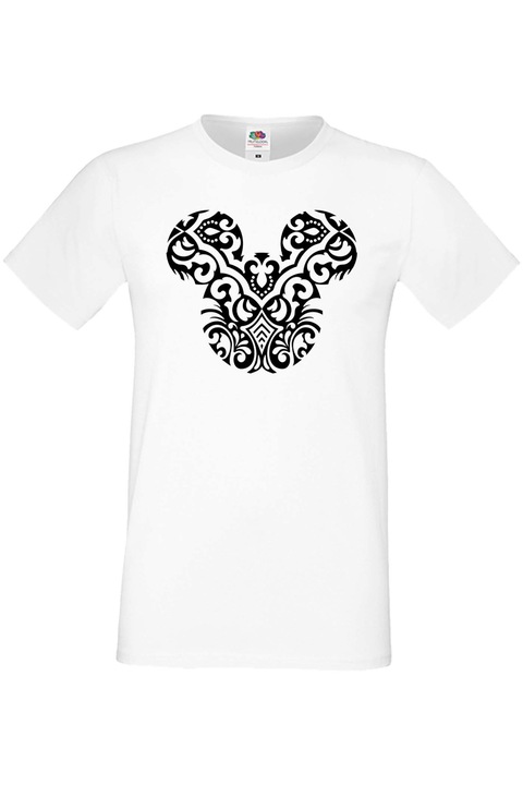 Férfi póló Mickey egér Ajándék Mickey Mouse Minnie egér Minnie Mouse Disney Mickey Head 4, Fehér