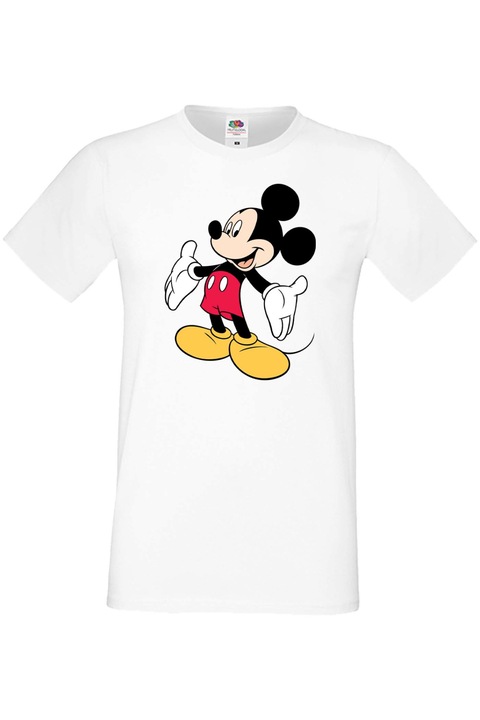 Férfi póló Mickey egér Ajándék Mickey Mouse Minnie egér Minnie Mouse Disney Mickey Mouse 7, Fehér