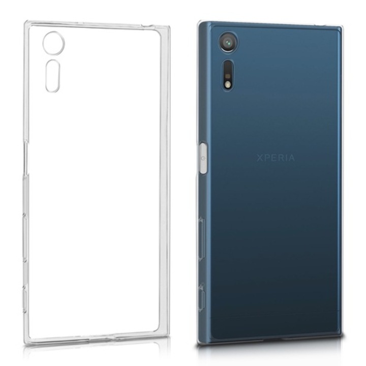 Telefontok Sony Xperia XZ, szilícium, átlátszó, 39651.03