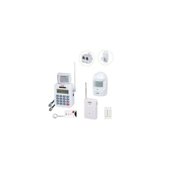 Alarma pe infrarosu cu cod numeric, functie de apel telefonic si telecomanda Home HS 70 Alarma pe infrarosu cu cod numeric, functie de apel telefonic si telecomanda Home HS 70