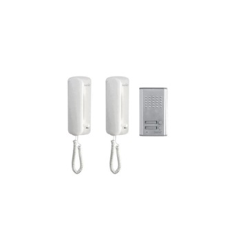Set interfon cu 2 unitati de interior pentru 2 familii, Home DP 012 Set interfon cu 2 unitati de interior pentru 2 familii, Home DP 012