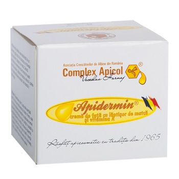 Crema anti-aging - APIDERMIN 50 ml, Complex Apicol Crema anti-aging - APIDERMIN 50 ml, Complex Apicol