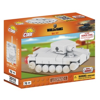 Set Constructie Cobi,World of tanks, Nano tanc LEOPARD 1 Set Constructie Cobi,World of tanks, Nano tanc LEOPARD 1