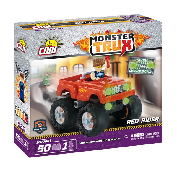 Set Constructie Cobi,Monster trux,Calaretul rosu.