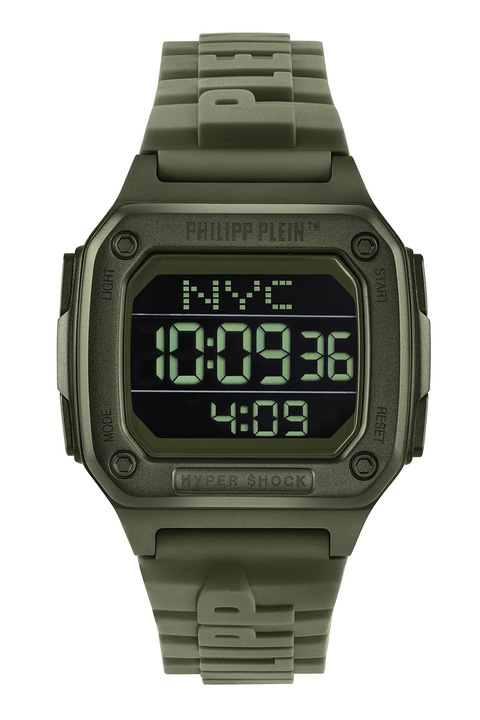 Philipp Plein, Дигитален часовник със силиконова каишка, Каки