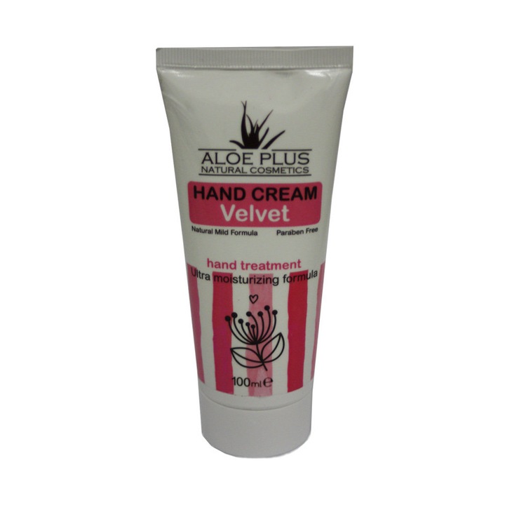 Crema de maini, Aloe Plus, Efect hidratant, 100ml