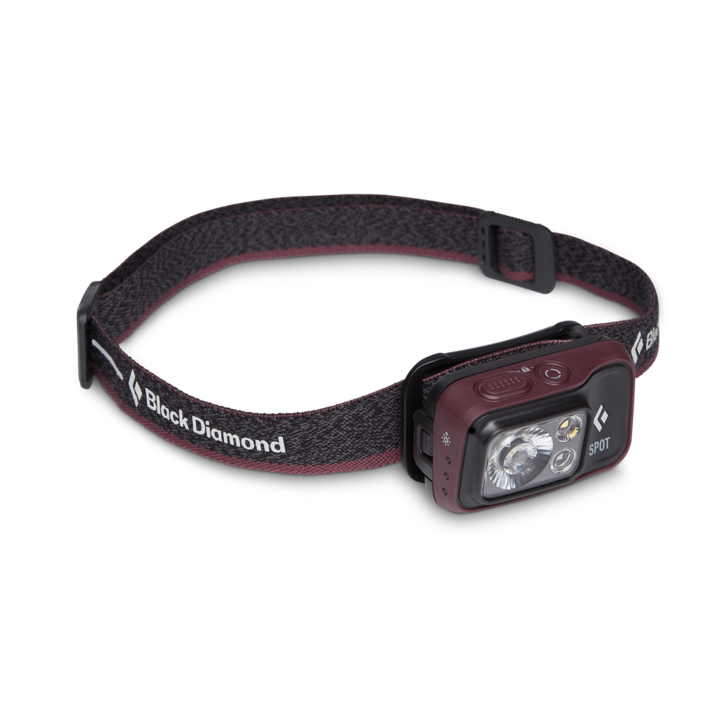Челник Black Diamond Spot, LED, 400 lm, черен/червен