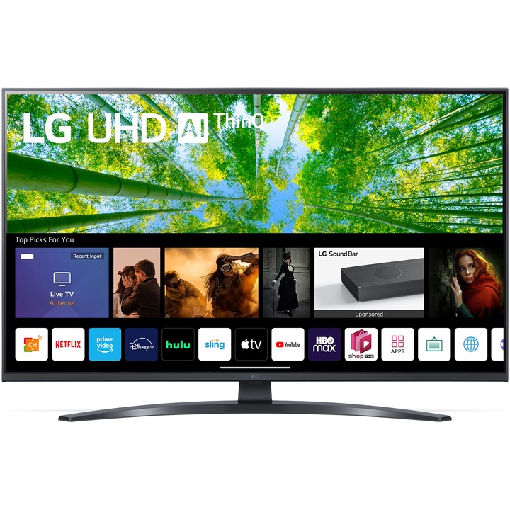 Televizor LG LED 43UQ81003LB, 108 cm, Smart, 4K Ultra HD, Clasa G