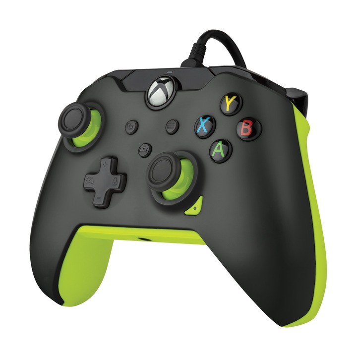 PDP Electric Black Xbox Series X|S/XO/PC vezetékes kontroller