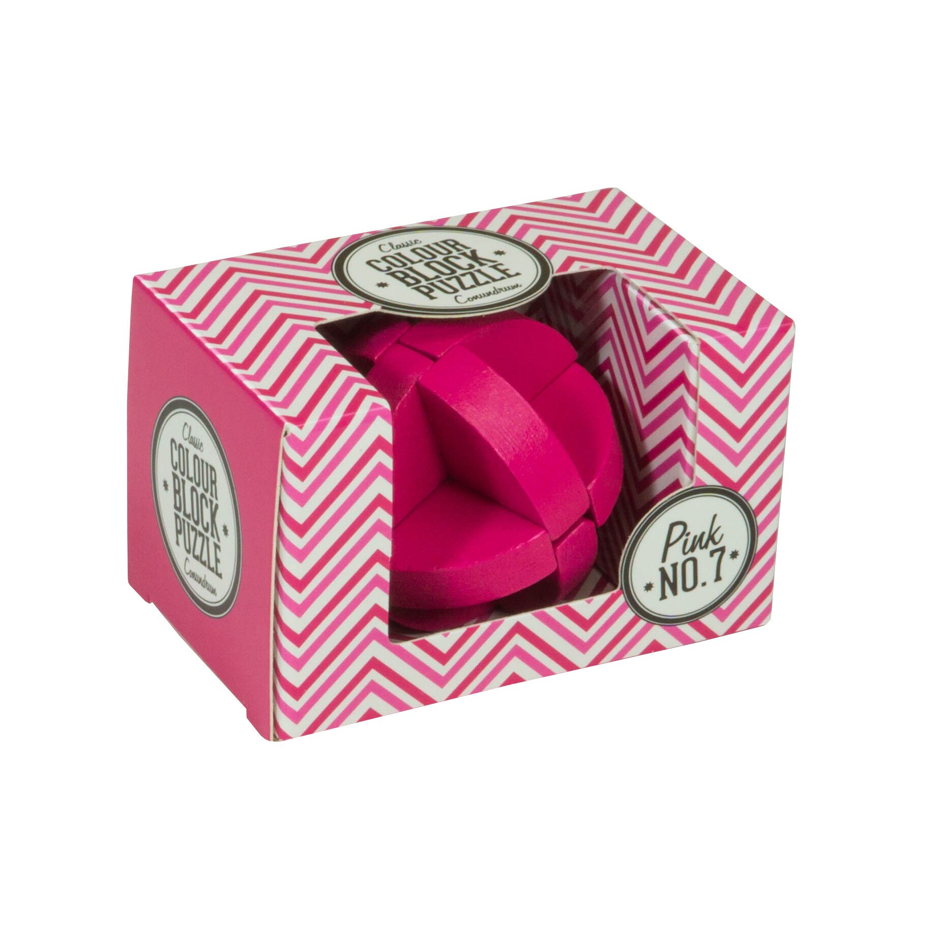 Joc de inteligenta, Professor Puzzle, Colour Block - No.7 Pink