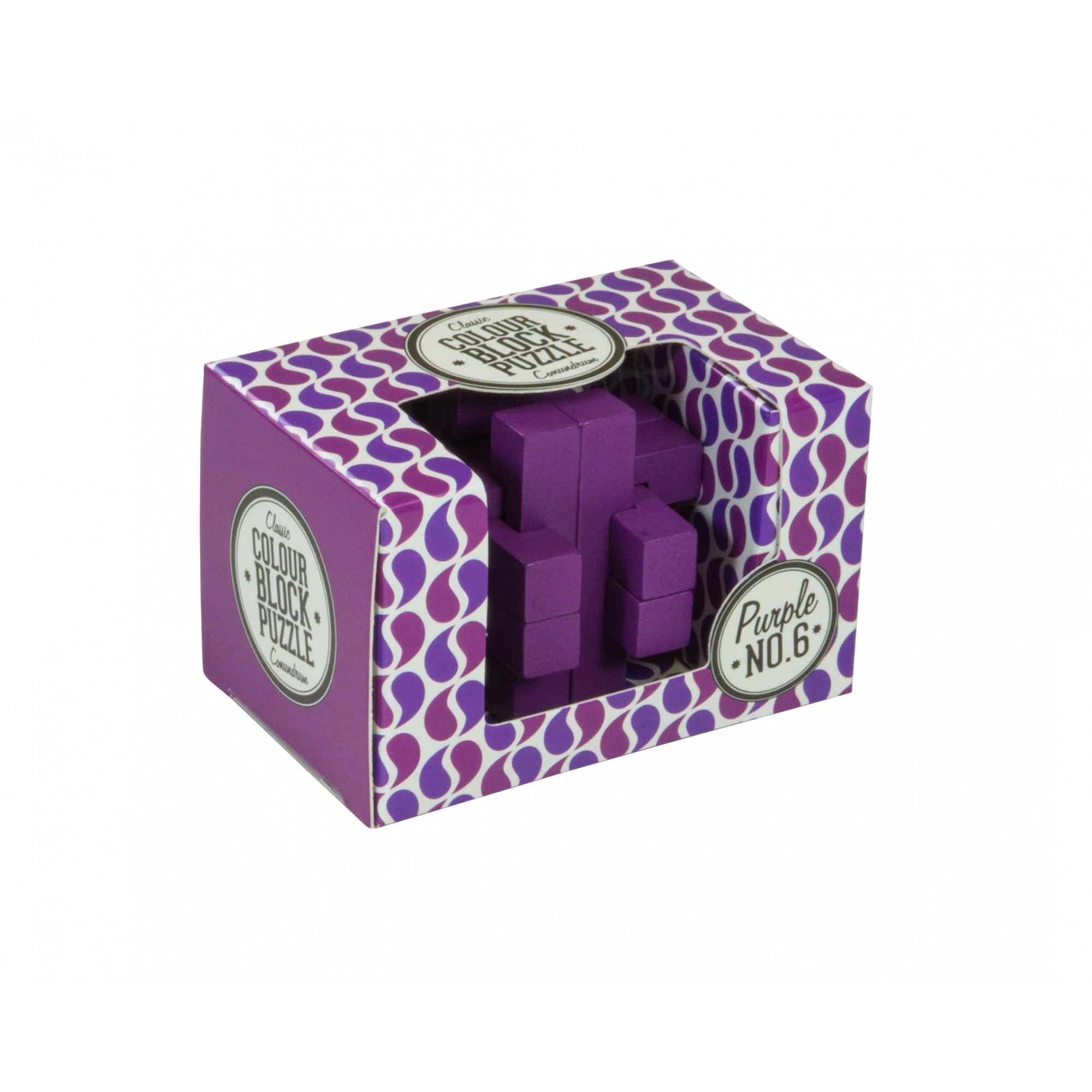 Joc de inteligenta, Professor Puzzle, Colour Block - No.6 Purple