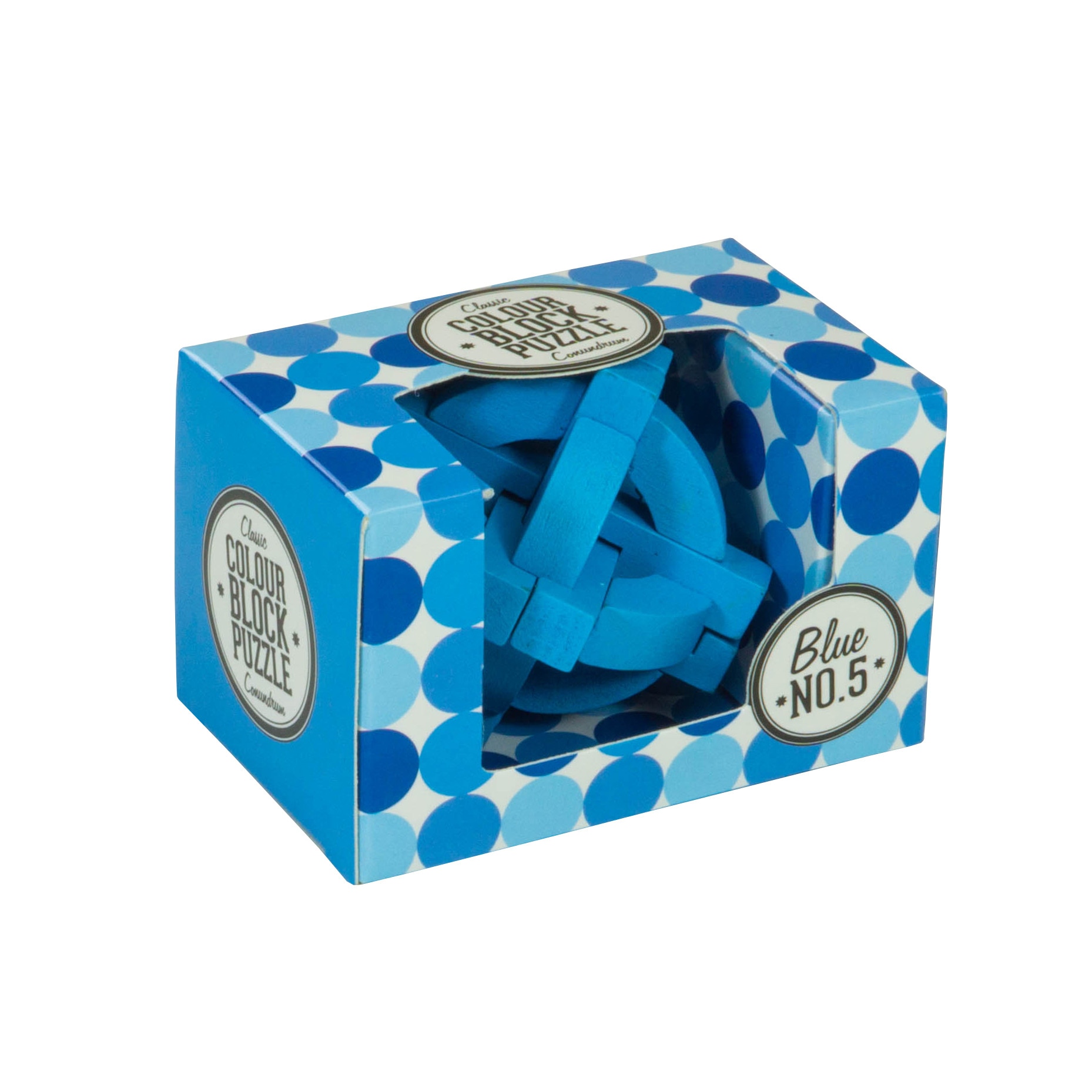 Joc de inteligenta, Professor Puzzle, Colour Block - No.5 Blue