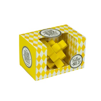 Joc de inteligenta, Professor Puzzle, Colour Block - No.3 Yellow Joc de inteligenta, Professor Puzzle, Colour Block - No.3 Yellow