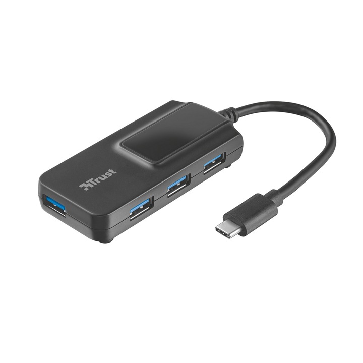 Хъб Trust Oila, USB-C и 4 порта USB 3.1
