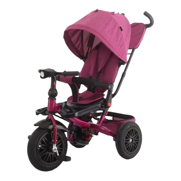 Триколка с обръщаща се седалка и позиция за спане, 6088, лилава